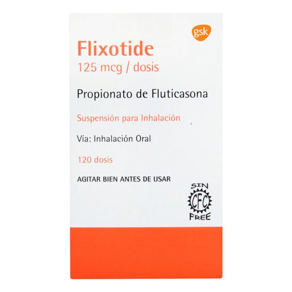 FLIXOTIDE 125 MG ORAL 120 DOSIS