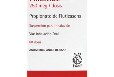 FLIXOTIDE 250 MG ORAL 60 DOSIS