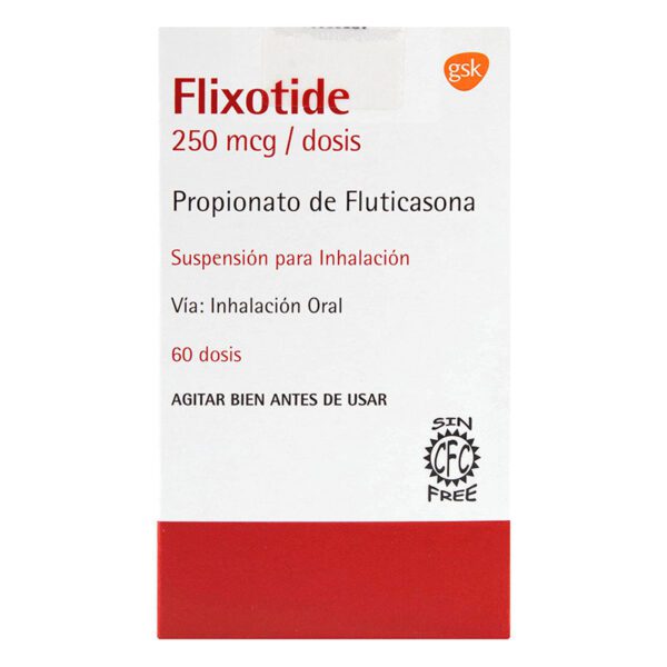 FLIXOTIDE 250 MG ORAL 60 DOSIS