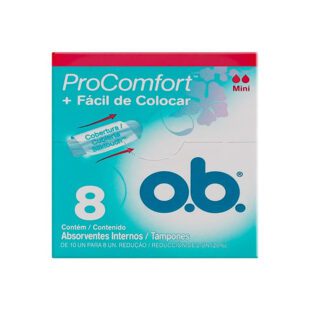 TAMPONES OB MINI PROCONFORT 8 UNDS