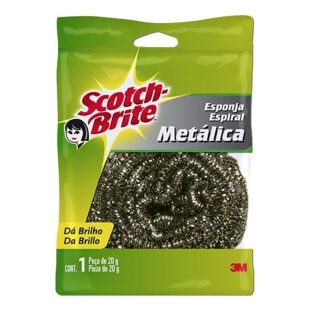 Esponja Scotch Brite Acero Inoxidable 20 Gr