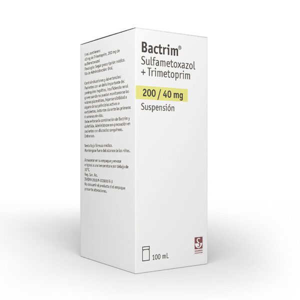 Bactrim 40+200 Mg Suspensión 100 Ml