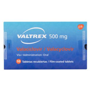 Valtrex 500 Mg 10 Tabletas (A)(Pae)
