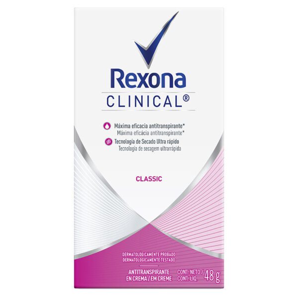 DTE REXONA BARRA 48 GR CLINICAL WOMEN