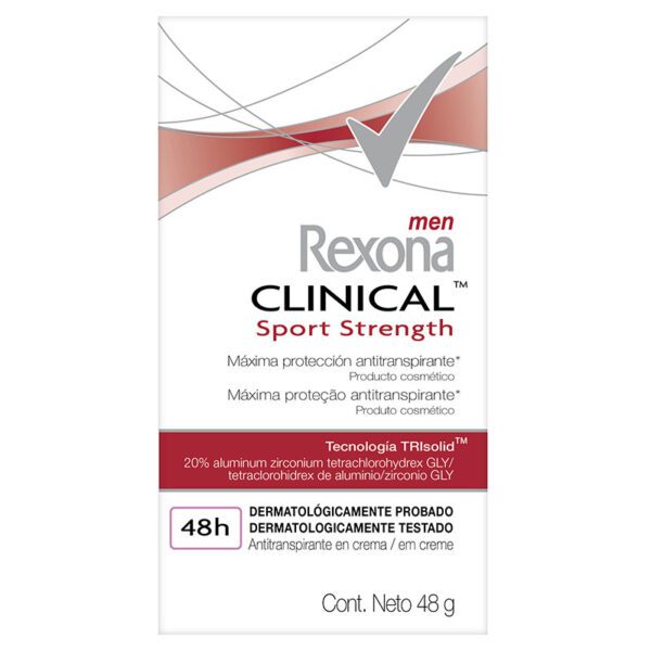 DTE REXONA BARRA 48 GR CLINICAL SPORT S