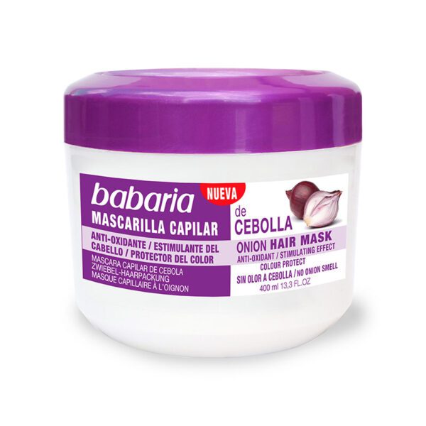 MASCARILLA BABARIA 400 ML CAPILAR CEBOLL