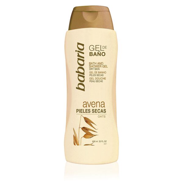 GEL BABARIA BAÑO AVENA 600 ML