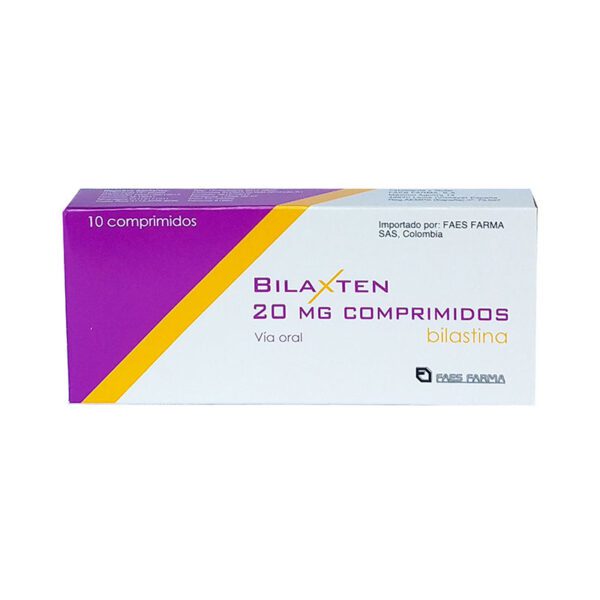 BILAXTEN 20 MG 10 TAB