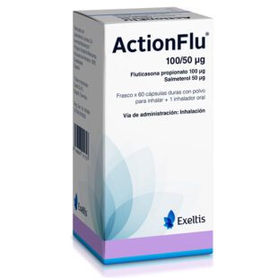 Actionflu 100/50 Mcg 60 Cápsulas