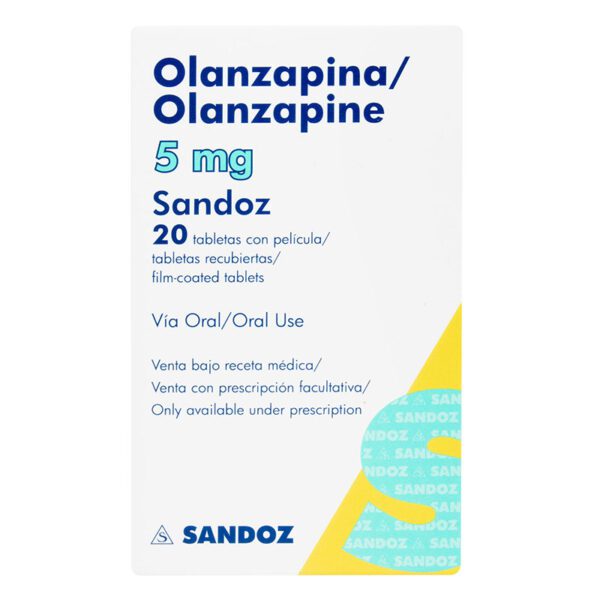 OLANZAPINA 5 MG 20 TAB SZ