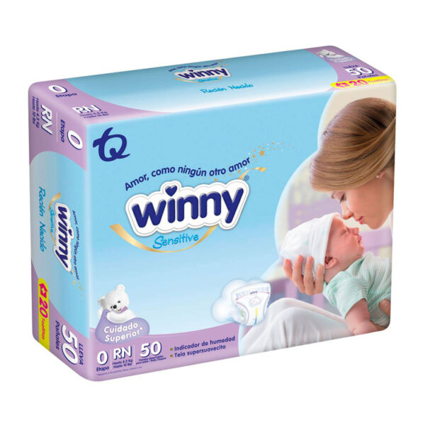 PAÑAL WINNY SENSGOLD ET0 50 + 20 TOA HU