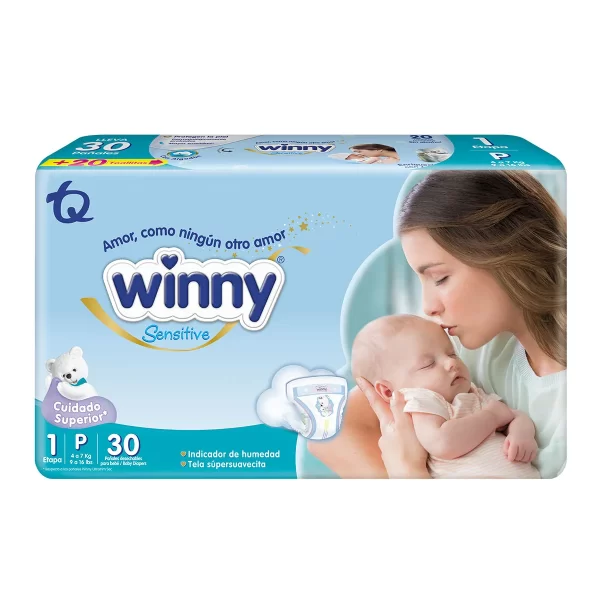 PAÑAL WINNY SENSGOLD ET1 30 + TOA RN 20