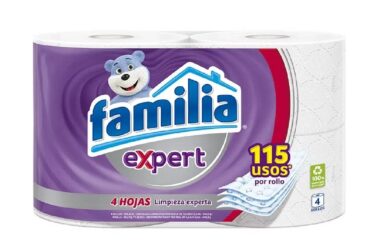 PAPEL HIGIENICO FAMILIA EXPERT 8X4
