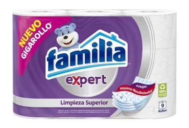 PAPEL HIGIENICO FAMILIA EXPERT 4X9 UNI