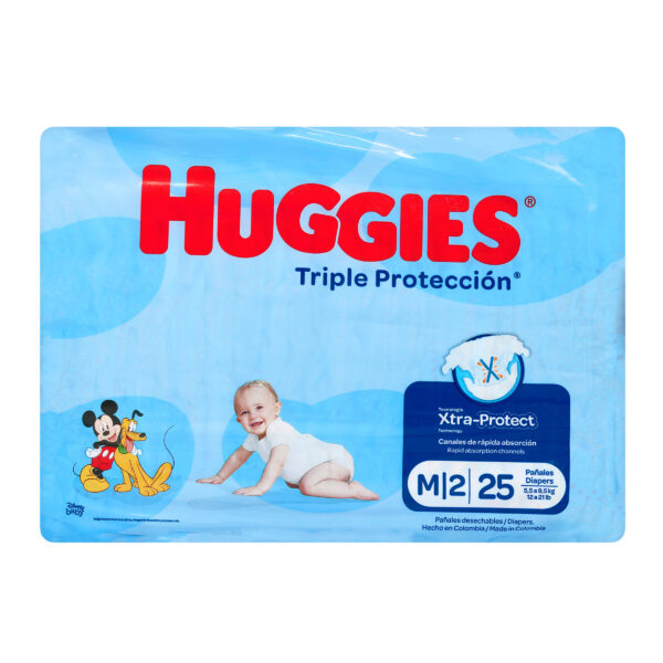 PAÑAL HUGGIES TRI.PROTECCION M 25 UNI