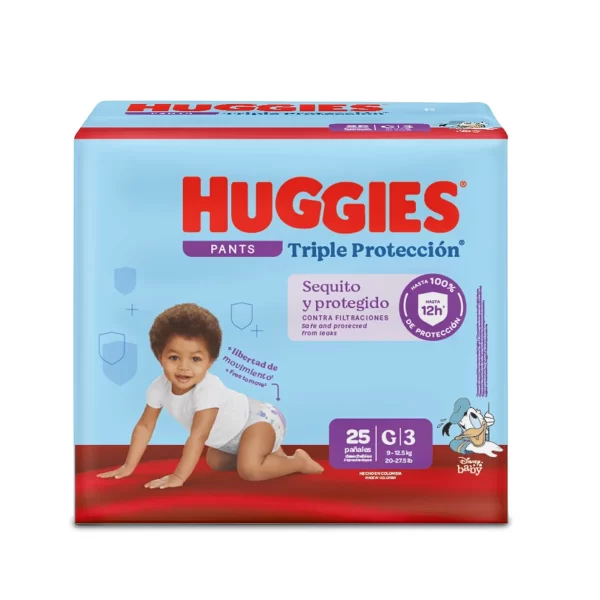 PAÑAL HUGGIES TRI.PROTECCION PANTS G 25 UNI