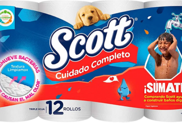 PAPEL HIGIENICO SCOT 3-1 CUIDADO COMPLETO X 12